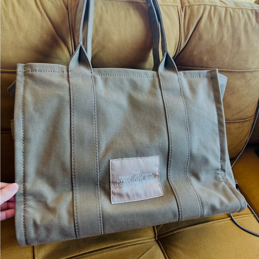 Marc Jacobs Canvas Tote with Logo - Picture 3 of 5